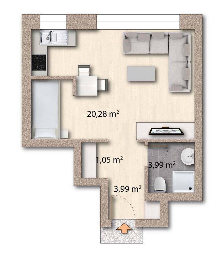 Gluecksburg Ferienwohnung 'Kursnord' Rotenhaus Экстерьер фото